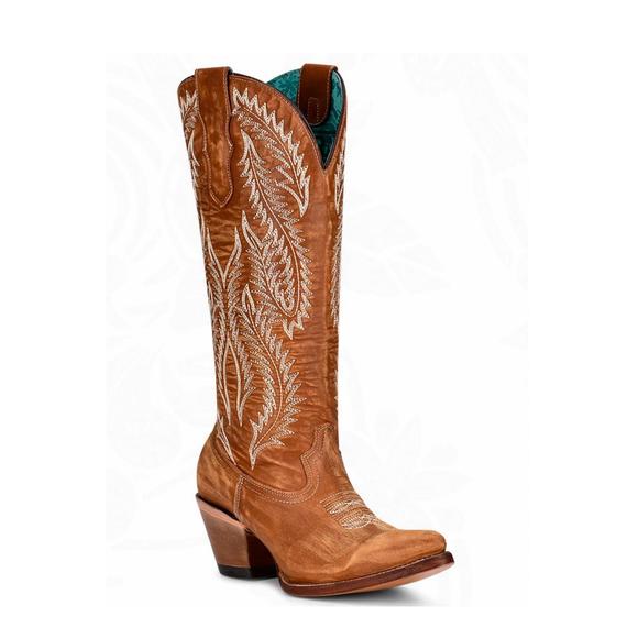 NEW CORRAL embroidery boot - medium width in golden - Picture 2 of 4